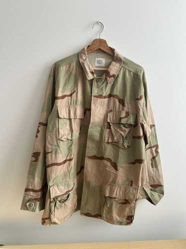 Military × Vintage Desert Camo ripstop jacket