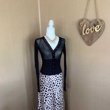 Betsey Johnson Catdigan Size M