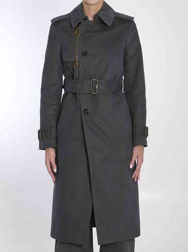 Burberry Long trench coat in cotton and nylon