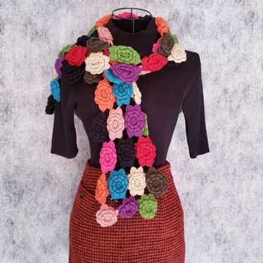 Colorful Pop ☆ Knitted Scarf