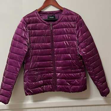 Snow Queen puffer bomber jacket