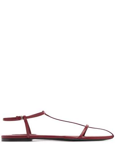 Jil Sander o1s22i1n0125 Leather Sandals in Red