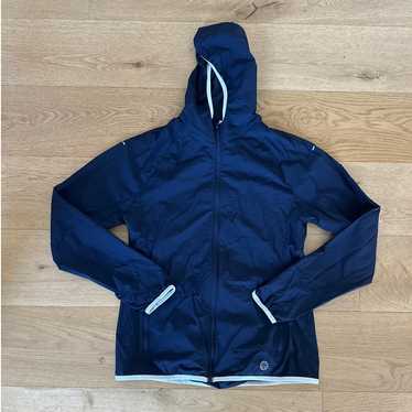 Tory Burch Sport - Hooded Windbreaker Jacket in Bl