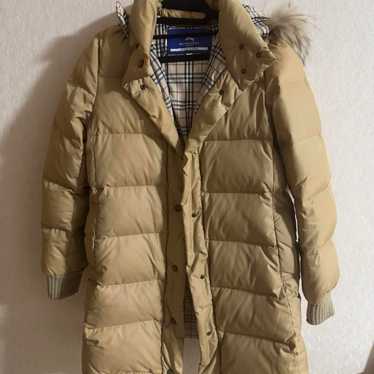 Burberry Reversible Brown Down Check Puffer Jacket Burberry
