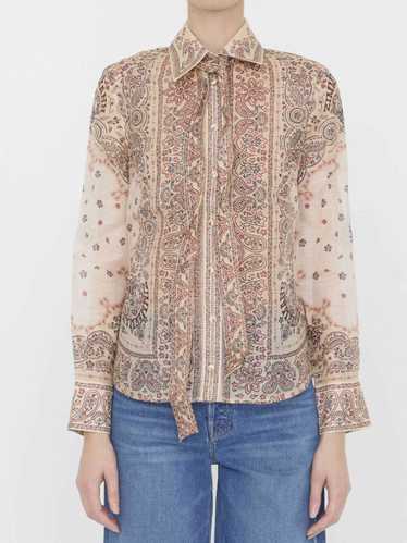 Zimmermann Matchmaker Tie Neck blouse