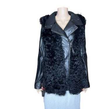 Mackage Robyn Mongolian Lamb Fur Leather Moro Jack