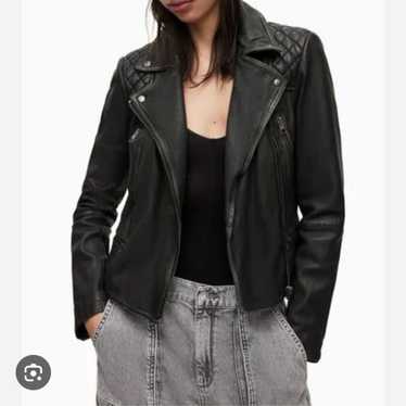 All Saints Black Leather Jacket