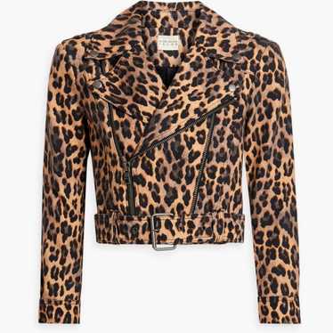 Alice + Olivia Johnsie leopard jacket