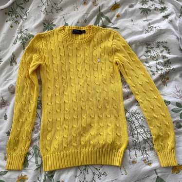 Polo Ralph Lauren Yellow knitted sweater women  Ca