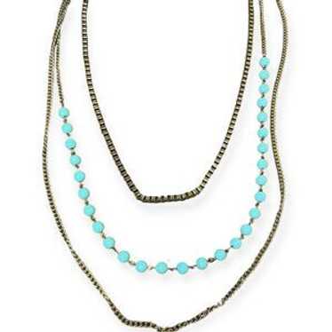 Aldo Signed Statement Multi Layer Fringe Chains B… - image 1