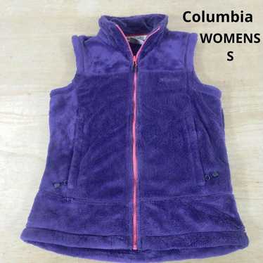 Columbia Outdoor Fleece Vest Interchange Purple