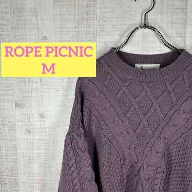 LOPE PICNIC [M] Women's / Cable Knit / Sweater / C