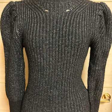 Kate Spade vintage knit puff sleeve knit