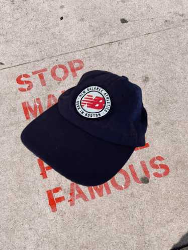 ハット +New Balance+ NBGDFSW102 Letter Graphic Nylon Ball Cap RED N New Balance Nbgdfsw102 Letter Graphic Nylon Ball Cap Red