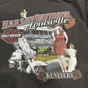 Woman Harley Davidson  Hoodie Louisville Kentucky