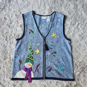 Winter theme Christmas Sweater Vest