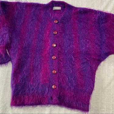 80s mohair cardigan - Gem
