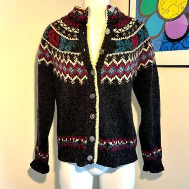 Woolrich women’s Wool Fair Isle Vintage Cardigan S