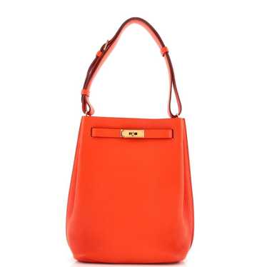 Hermès So Kelly leather handbag