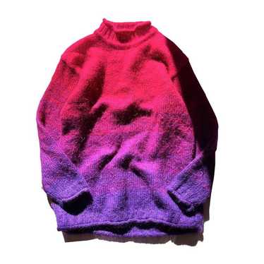 [90s] KAREN SCOTT Gradient Mohair Knit Pink S