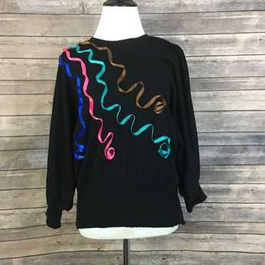 Vintage Anthony Sicari Black Sweater