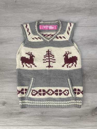 Watanabe junya knit vest - Gem