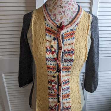 Anthropologie Field and Flower cardigan