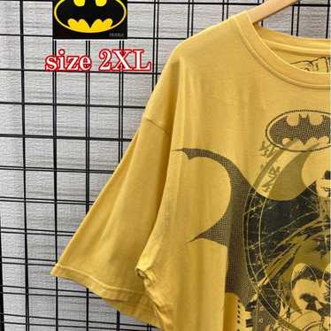 BATMAN Badman Yellow 2XL 3L T-Shirt Printed T-Shir