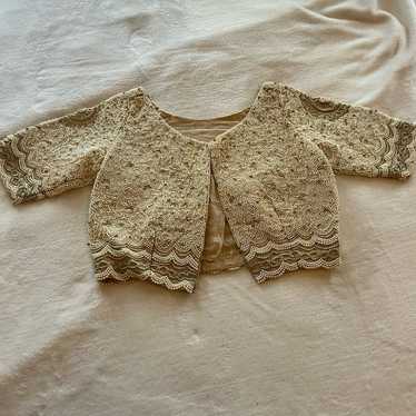 Vintage Hand Beaded Cardigan