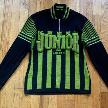 Jean Paul Gaultier Junior Logo Text Striped Vintag