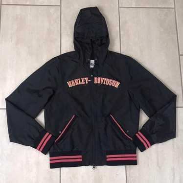 Vintage 2000s y2k Harley Davidson windbreaker