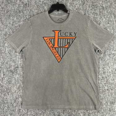 Lucky Brand Shirt Mens XXL Los Angeles Single Stit