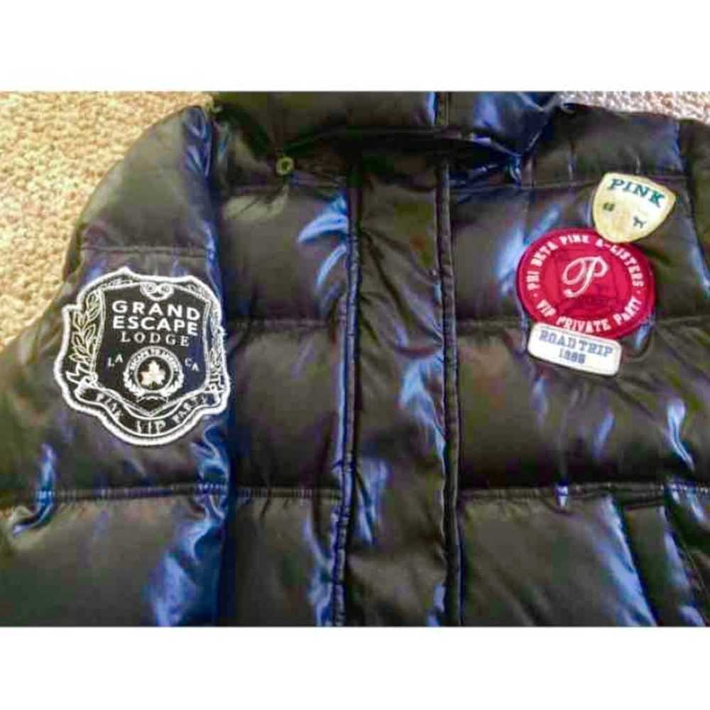 (M) Victoria’s Secret PINK Vintage Shiny Puffer C… - image 1