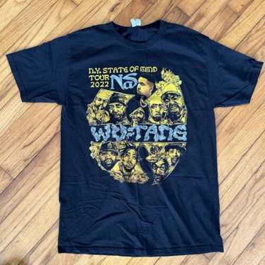 Wu-Tang N.Y. STATE OF MIND ツアーTシャツ 2022 Wu-Tang Clan: Tour '23 NY State Of Mind (Back Print) - Black