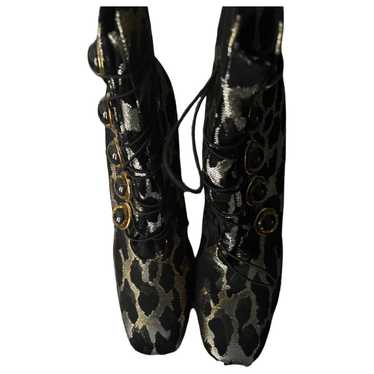 Christian Louboutin Cate pony-style calfskin boots