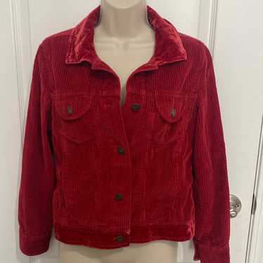 Red Corduroy Jacket