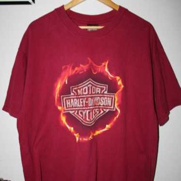 90s) harley davidson flame - Gem