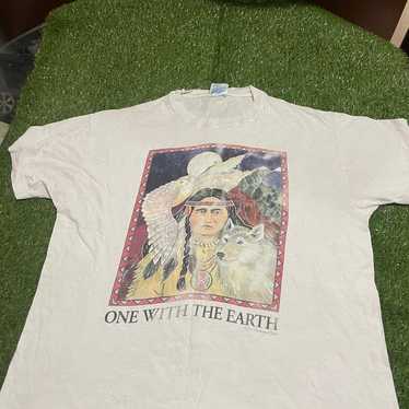 Vintage single stitch one with the Earth  Shirt