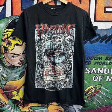 Y2K HANES BULLET FOR MY VALENTINE SHIRT 2XL BLACK METAL BAND