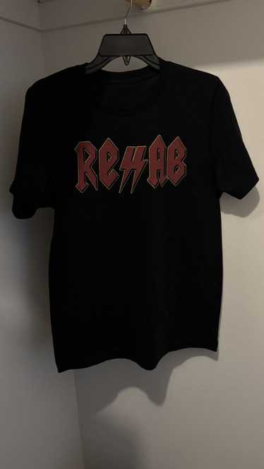 Designer × Streetwear Rehab “AC/DC” tee