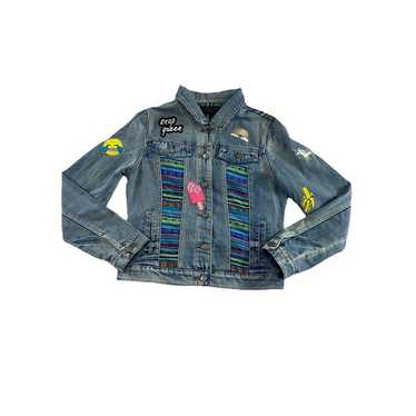 Vintage Y2K ChiQle Women's Patchwork Denim Jacket… - image 1