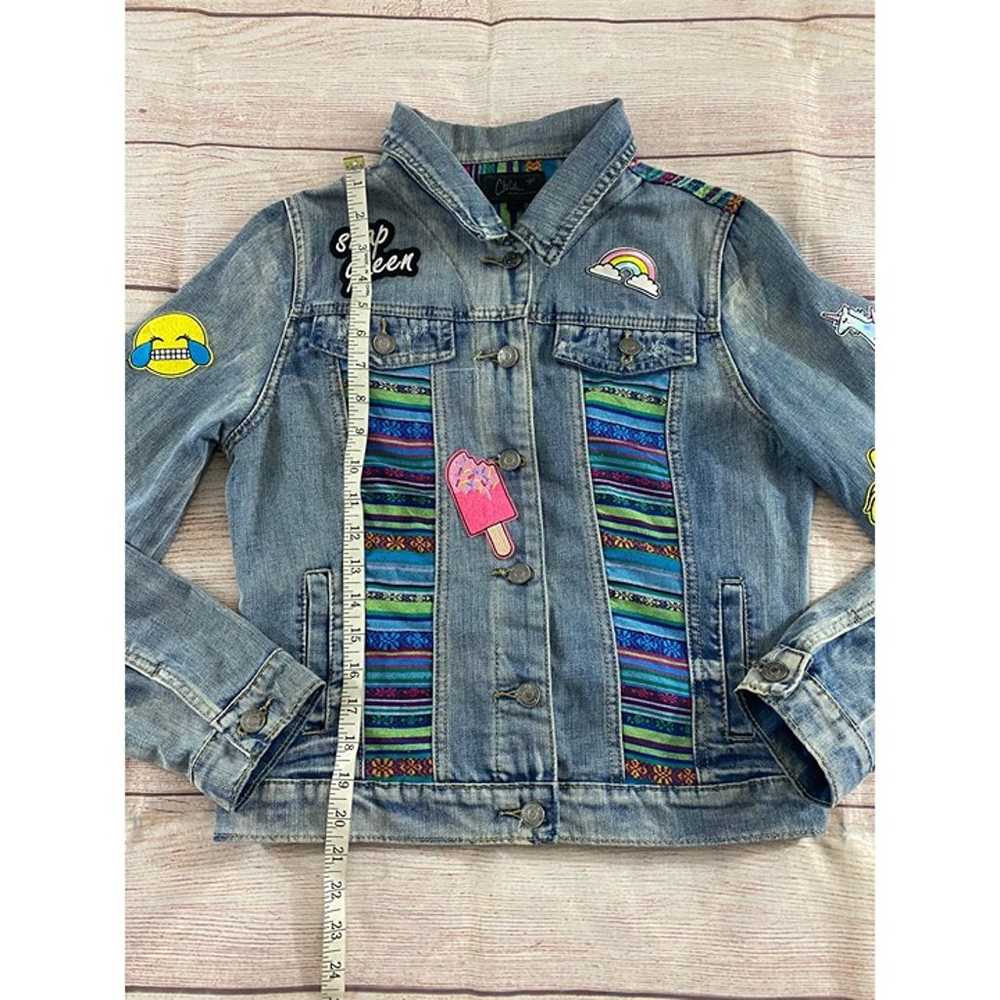 Vintage Y2K ChiQle Women's Patchwork Denim Jacket… - image 4