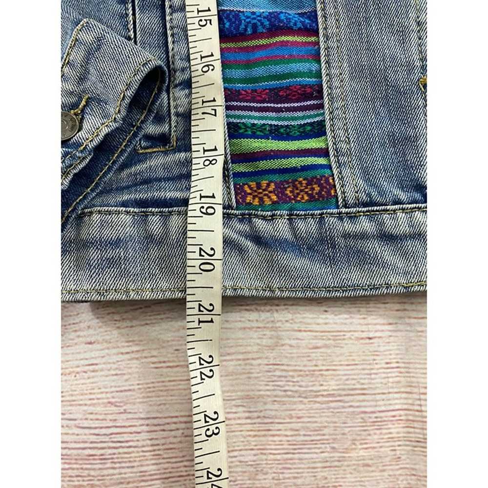 Vintage Y2K ChiQle Women's Patchwork Denim Jacket… - image 5