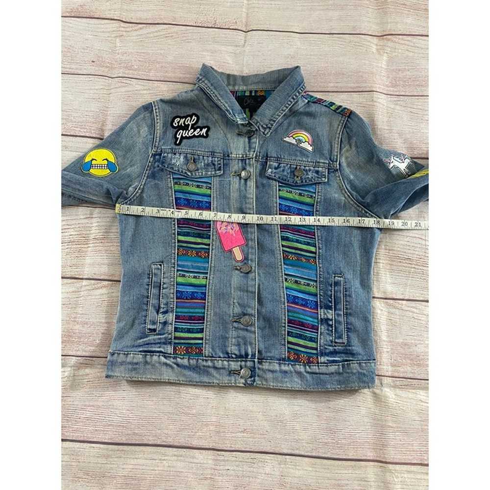 Vintage Y2K ChiQle Women's Patchwork Denim Jacket… - image 6