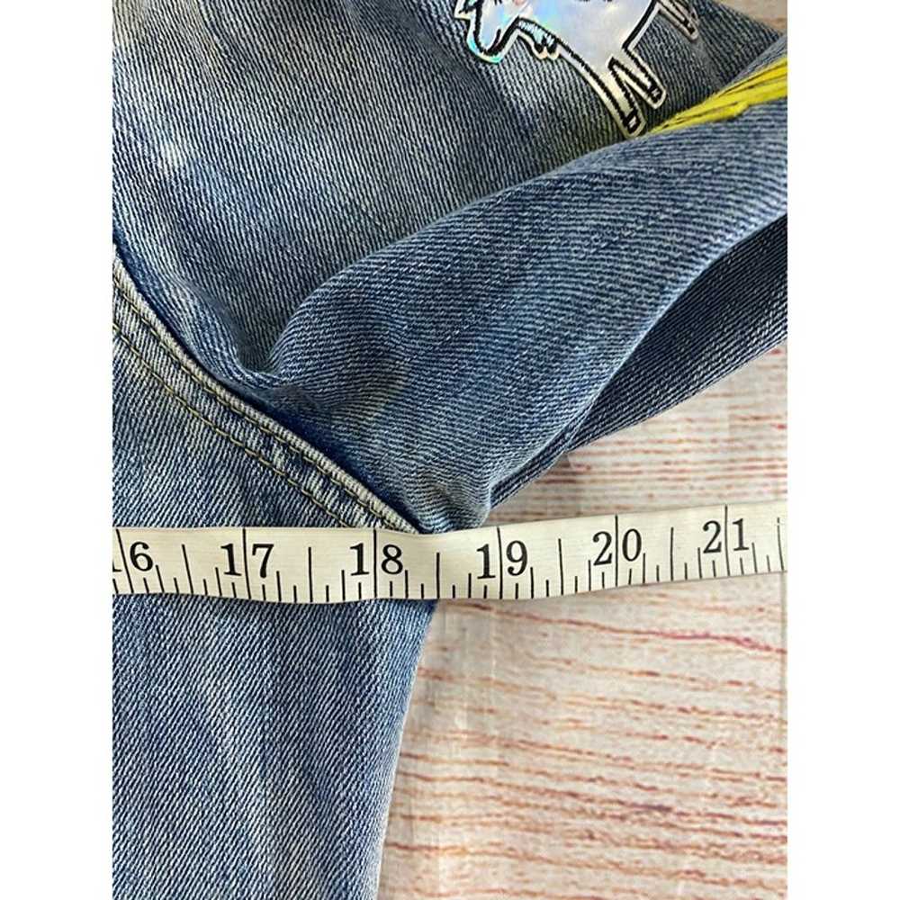 Vintage Y2K ChiQle Women's Patchwork Denim Jacket… - image 7