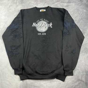 Hard Rock Cafe Distressed Hard Rock Cafe crewneck