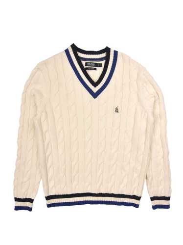 Nautica Woven V-Neck Sweater