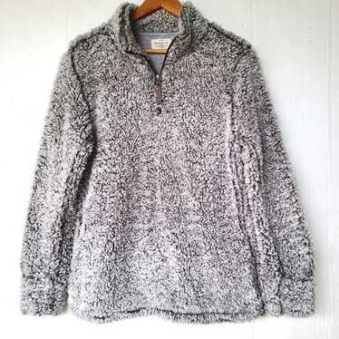 WEATHERPROOF VINTAGE gray fleece sherpa