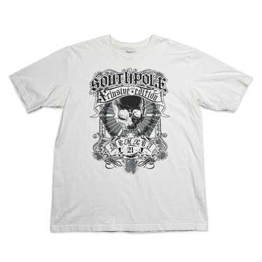 Designer Southpole skull Y2K graphic t-shirt