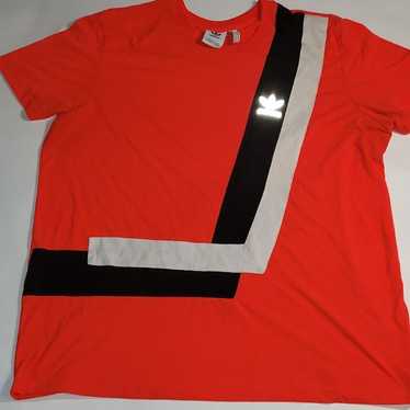 Adidas Men Activewear Top 2XLarge Orange T-Shirt O